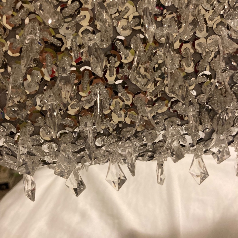 Silver Sequin Handbag - Picture 3 of 5